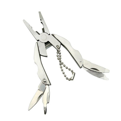 Mini Portable Pocket Plier Keychain Hand Tool Kit